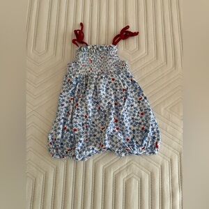 Vineyard Vines - Blue and Red Star Baby Romper